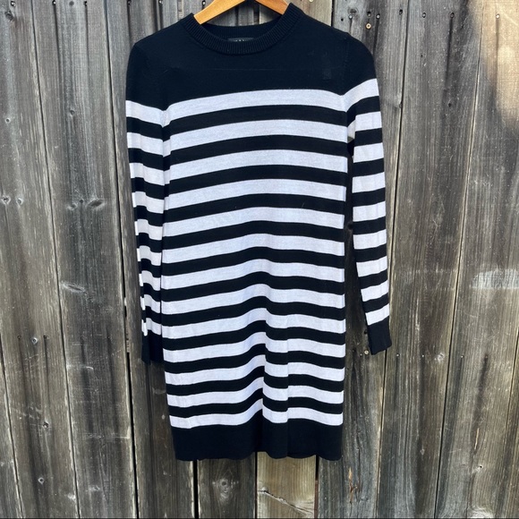 Rag & Bone Lilian Wool Striped Sweater Dress - Picture 4 of 8